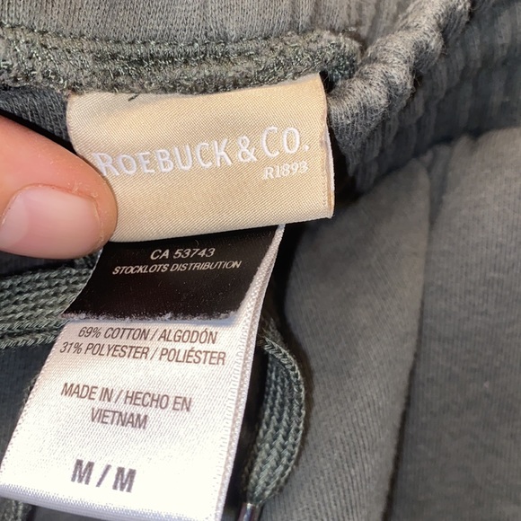 Lasies ROEBUCK & Co green dark color shorts draw String size medium - Picture 5 of 5